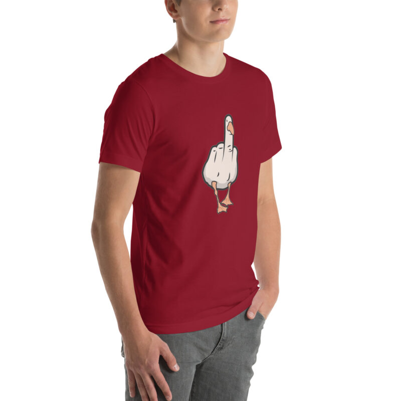 Anti-Social Fuck You Ente Unisex-T-Shirt