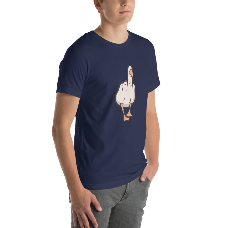 Anti-Social Fuck You Ente Unisex-T-Shirt