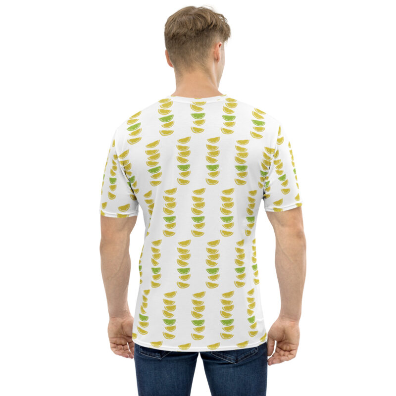 Zitronen & Limetten Sommer Allover-Herren-T-Shirt – T-Shirts – klamottn.de