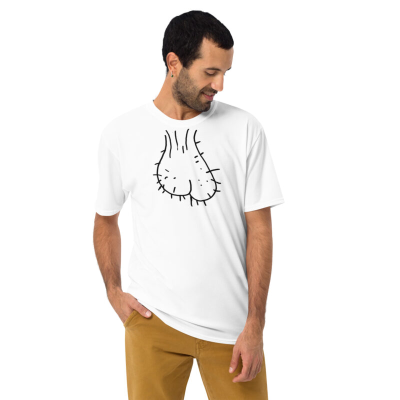 Sackgesicht Hodensack Hängender Sack Hoden Unisex-T-Shirt – T-Shirts – klamottn.de