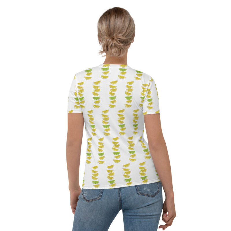 Zitronen & Limetten Sommer Allover-Damen-T-Shirt – T-Shirts – klamottn.de