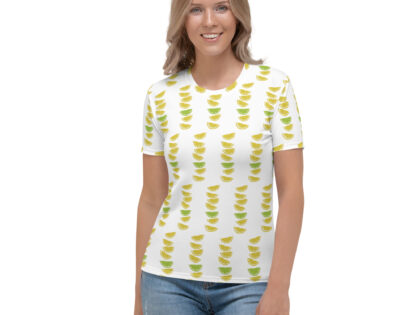 Zitronen & Limetten Sommer Allover-Damen-T-Shirt – T-Shirts – klamottn.de Zitronen & Limetten Sommer Allover-Damen-T-Shirt – T-Shirts – klamottn.de