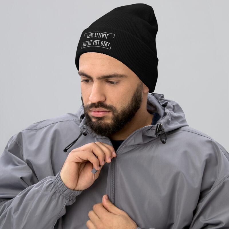 Was stimmt nicht mit dir? Beanie – Accessoires – klamottn.de