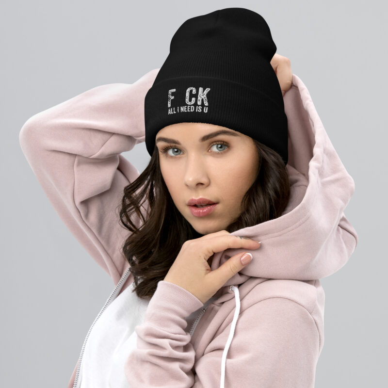 F_ck All I Need Is U Beanie – Accessoires – klamottn.de