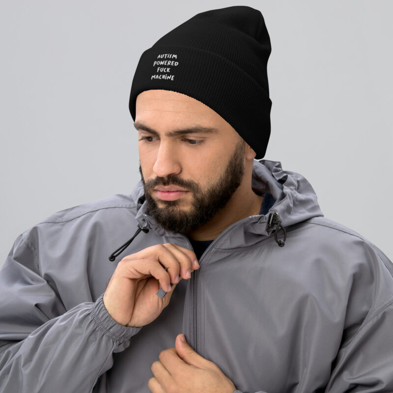 Autism Powered Fuck Machine Beanie