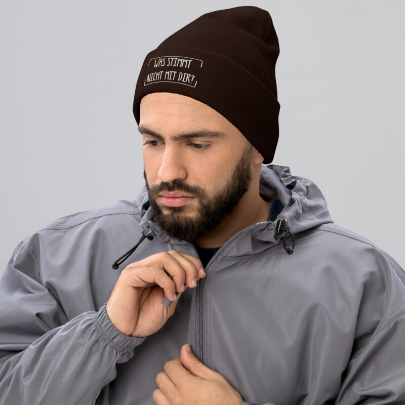 Was stimmt nicht mit dir? Beanie – Accessoires – klamottn.de