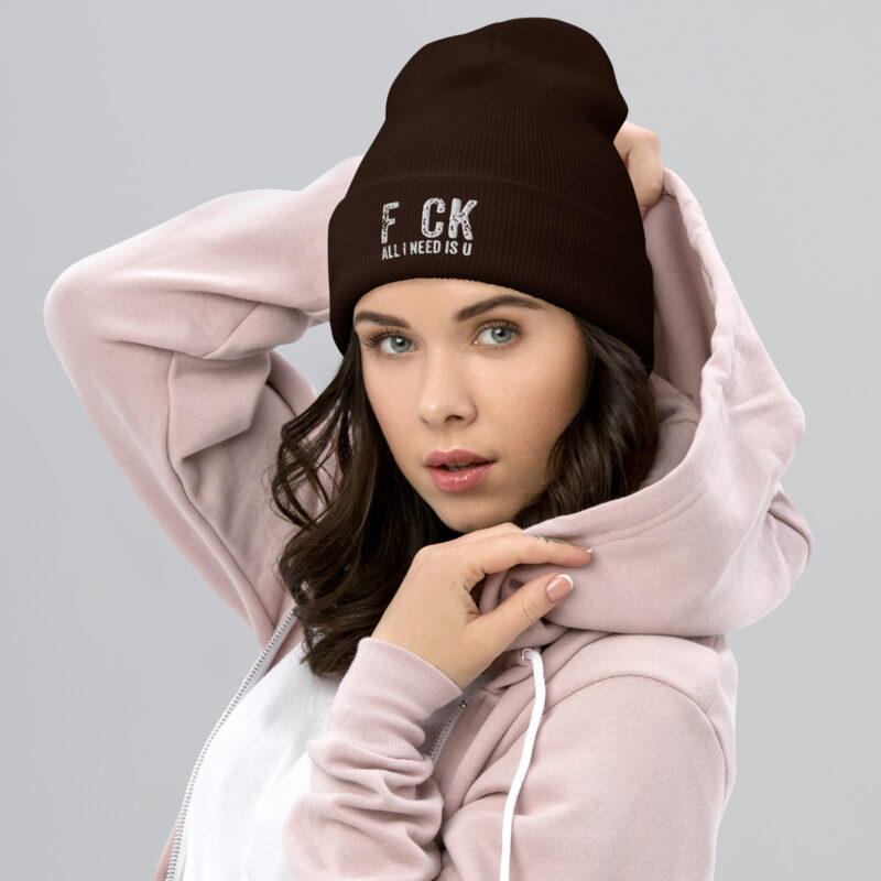 F_ck All I Need Is U Beanie – Accessoires – klamottn.de