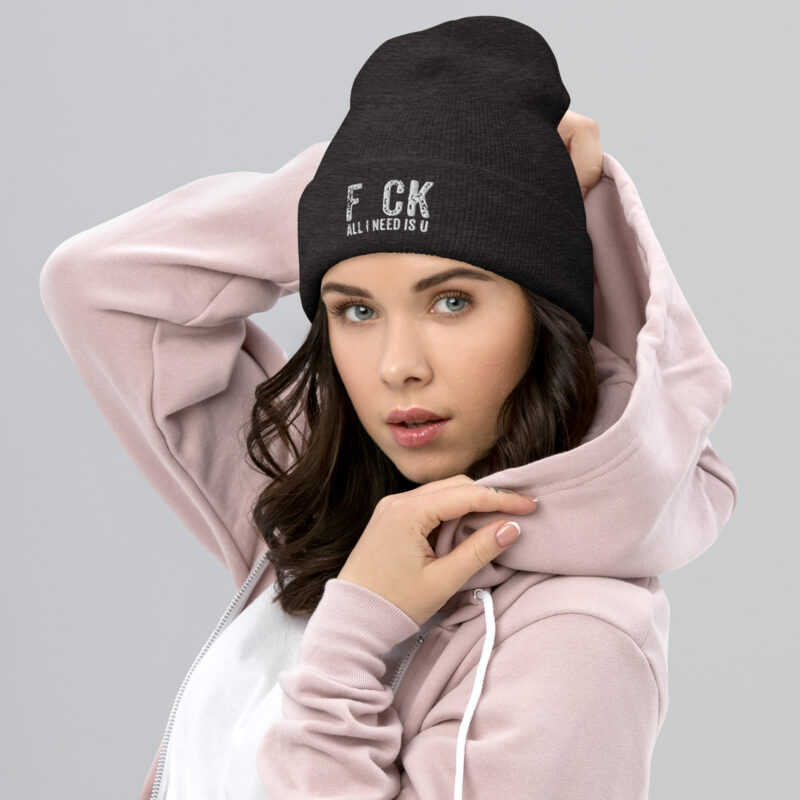 F_ck All I Need Is U Beanie – Accessoires – klamottn.de