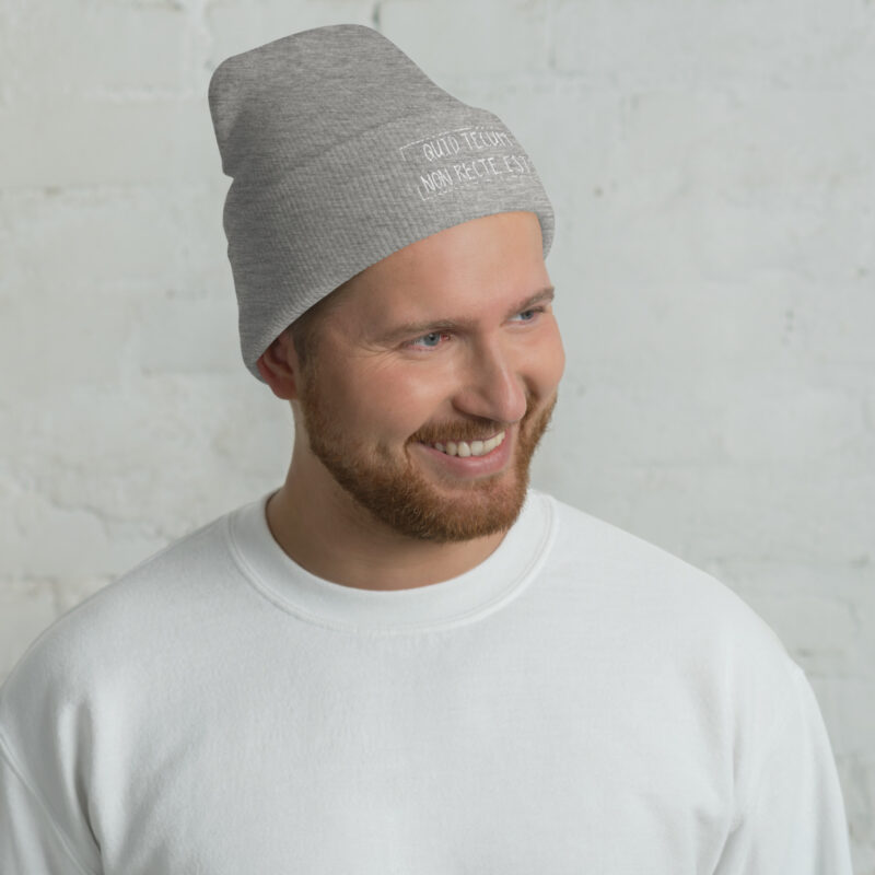 Quid Tecum Non recte est? Beanie