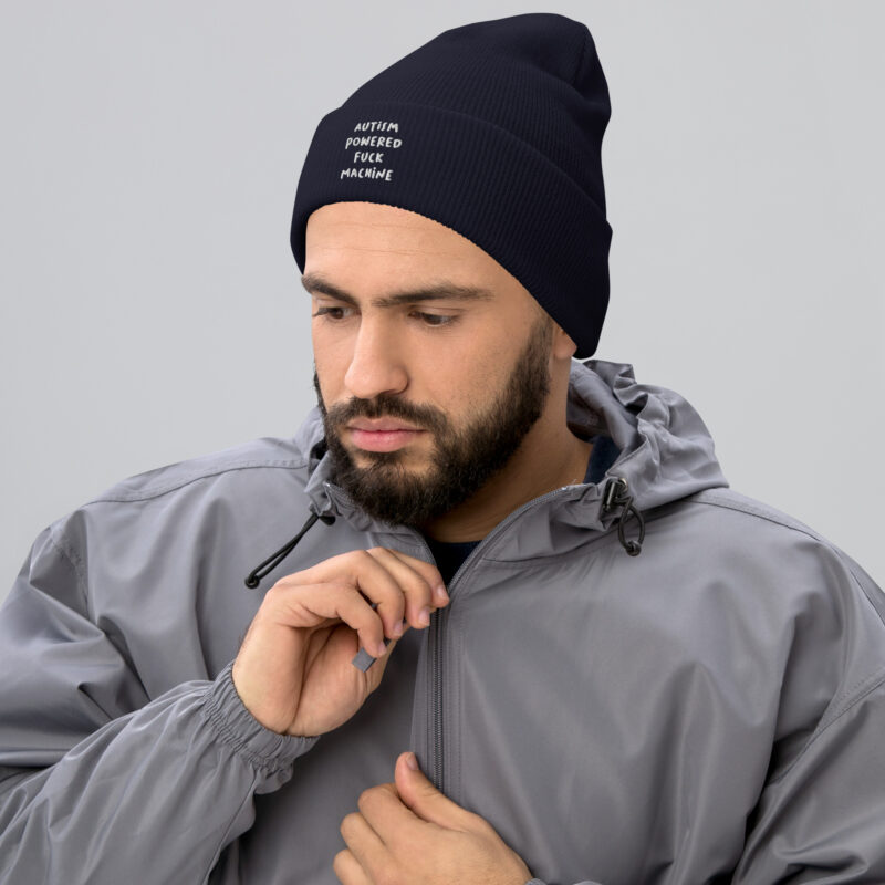 Autism Powered Fuck Machine Beanie