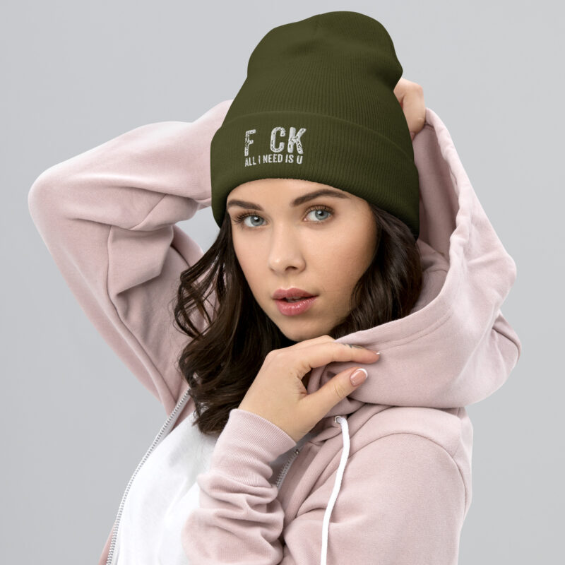 F_ck All I Need Is U Beanie – Accessoires – klamottn.de
