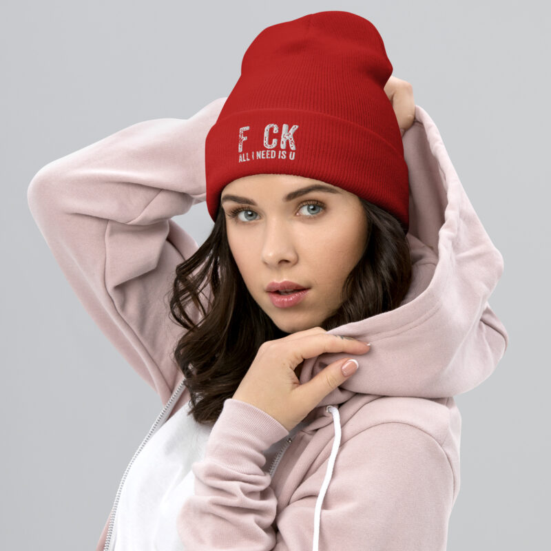 F_ck All I Need Is U Beanie – Accessoires – klamottn.de