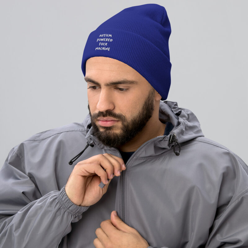 Autism Powered Fuck Machine Beanie
