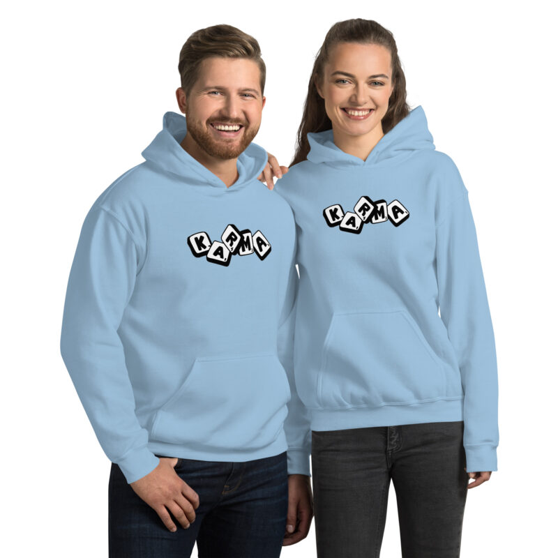Karma Würfel Unisex-Hoodie