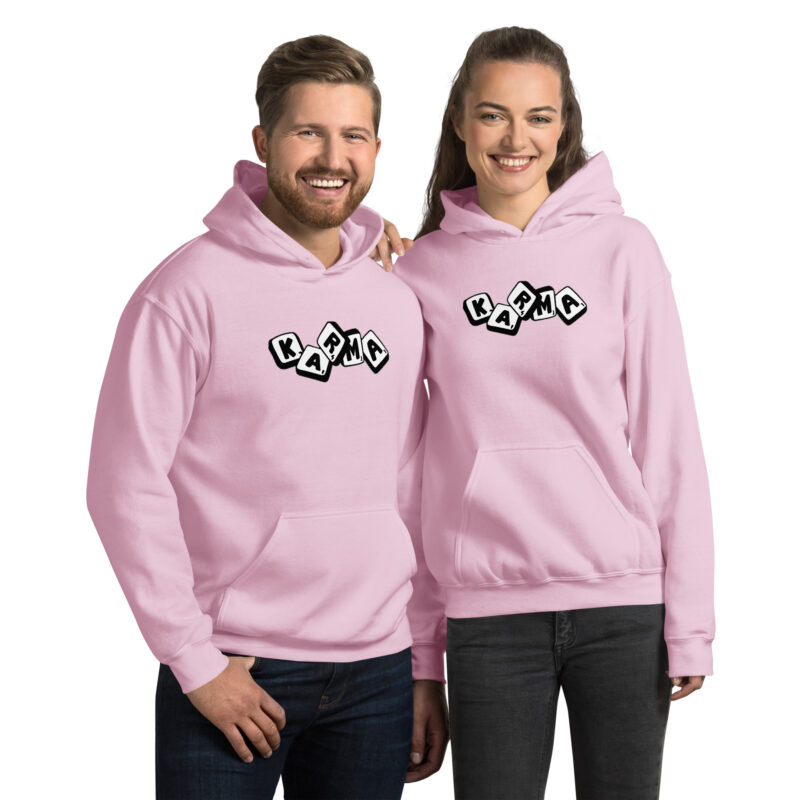 Karma Würfel Unisex-Hoodie