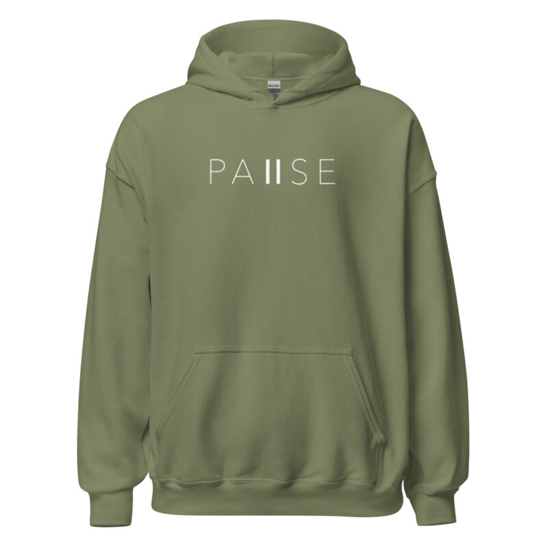 Pause – Dein Auszeit Unisex-Hoodie – Hoodies – klamottn.de
