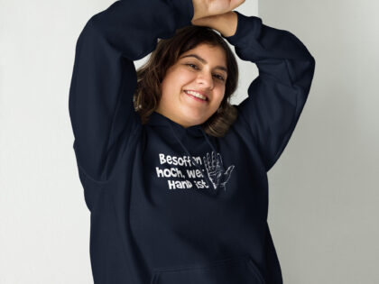 Besoffen hoch, wer Hand ist Unisex-Hoodie – Hoodies – klamottn.de Besoffen hoch, wer Hand ist Unisex-Hoodie – Hoodies – klamottn.de