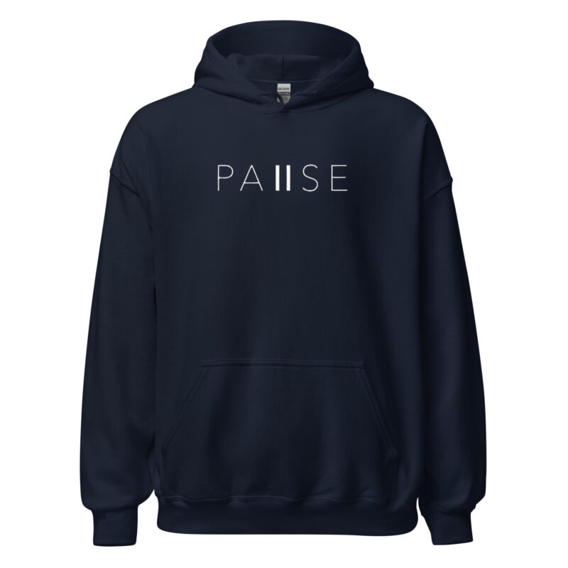 Pause – Dein Auszeit Unisex-Hoodie – Hoodies – klamottn.de