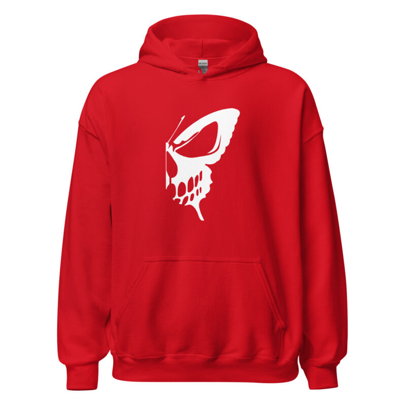 Schmetterling Schädel Unisex-Hoodie