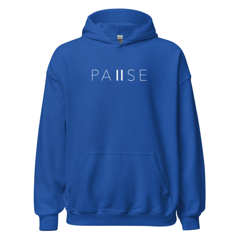 Pause – Dein Auszeit Unisex-Hoodie – Hoodies – klamottn.de