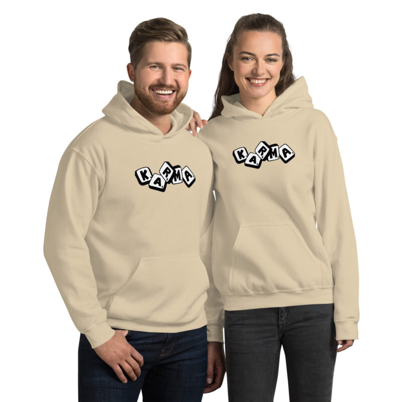 Karma Würfel Unisex-Hoodie