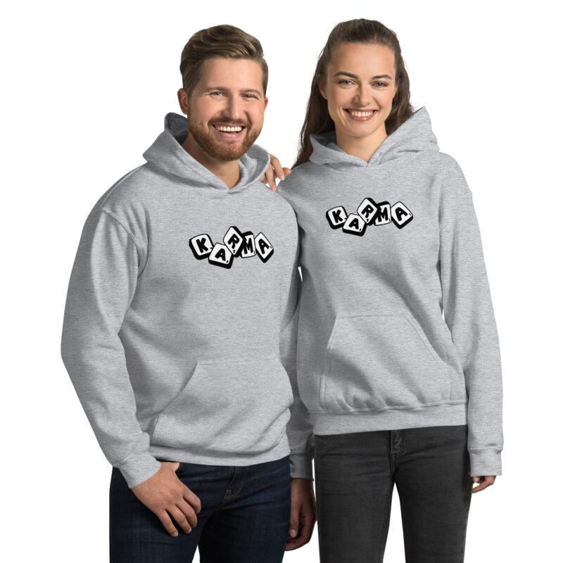 Karma Würfel Unisex-Hoodie