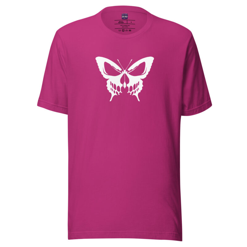 Schmetterling Schädel Unisex-T-Shirt