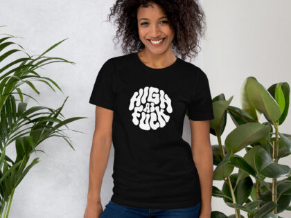 High as Fuck – Trippy Vibes Unisex-T-Shirt – T-Shirts – klamottn.de High as Fuck – Trippy Vibes Unisex-T-Shirt – T-Shirts – klamottn.de