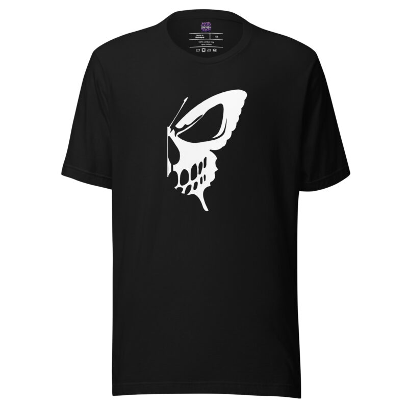 Schmetterling Schädel Unisex-T-Shirt