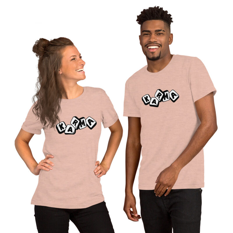 Karma Würfel Unisex-T-Shirt – T-Shirts – klamottn.de