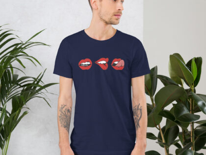 Red Lips Rote Lippen Unisex-T-Shirt – T-Shirts – klamottn.de Red Lips Rote Lippen Unisex-T-Shirt – T-Shirts – klamottn.de