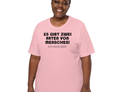 Es gibt zwei Arten von Menschen! Ich hasse beide Unisex-T-Shirt – T-Shirts – klamottn.de Es gibt zwei Arten von Menschen! Ich hasse beide Unisex-T-Shirt – T-Shirts – klamottn.de