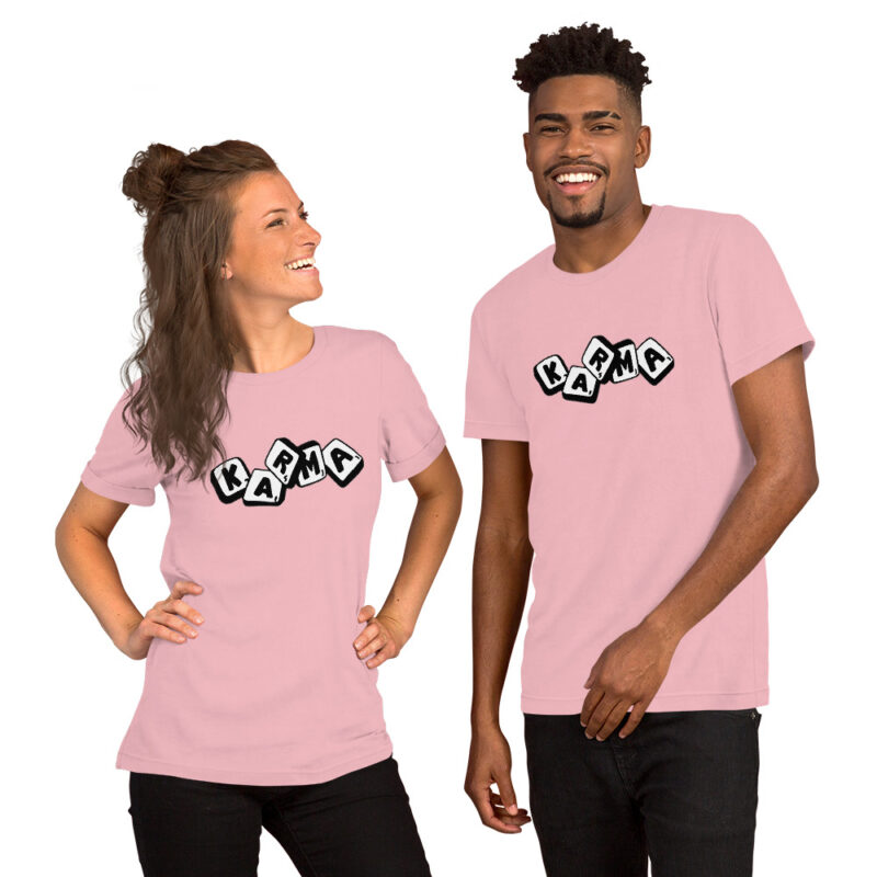 Karma Würfel Unisex-T-Shirt – T-Shirts – klamottn.de