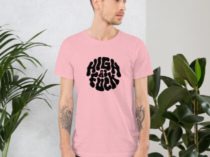 High as Fuck – Trippy Vibes Unisex-T-Shirt – T-Shirts – klamottn.de High as Fuck – Trippy Vibes Unisex-T-Shirt – T-Shirts – klamottn.de