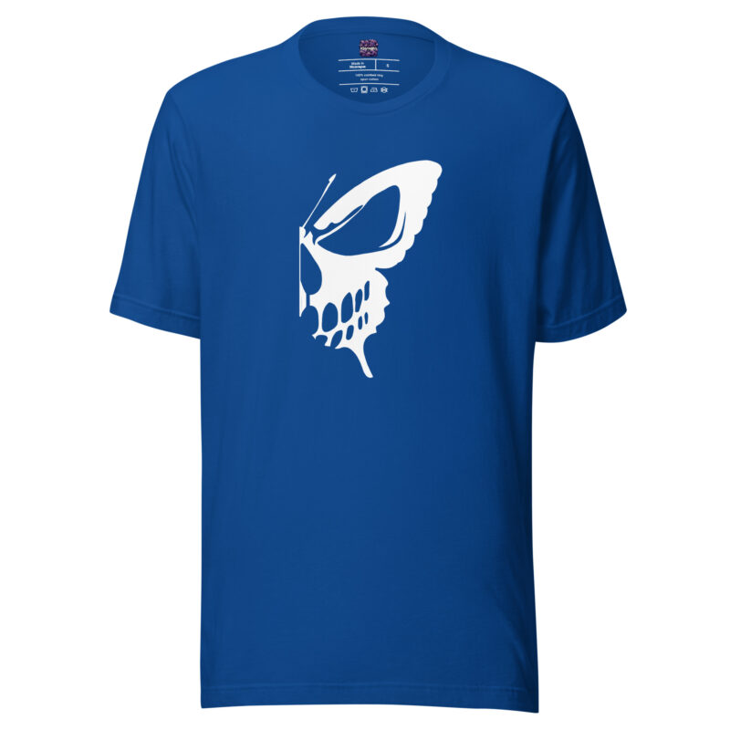 Schmetterling Schädel Unisex-T-Shirt