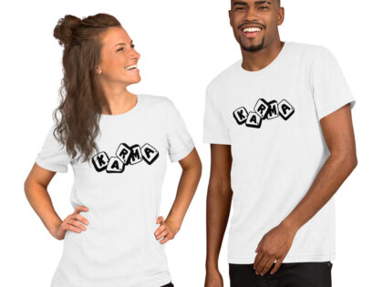 Karma Würfel Unisex-T-Shirt – T-Shirts – klamottn.de Karma Würfel Unisex-T-Shirt – T-Shirts – klamottn.de