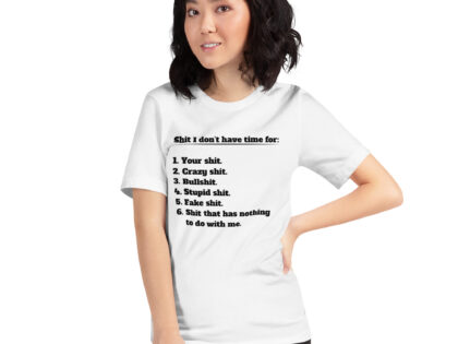 Shit I don’t have time for Unisex-T-Shirt – T-Shirts – klamottn.de Shit I don’t have time for Unisex-T-Shirt – T-Shirts – klamottn.de