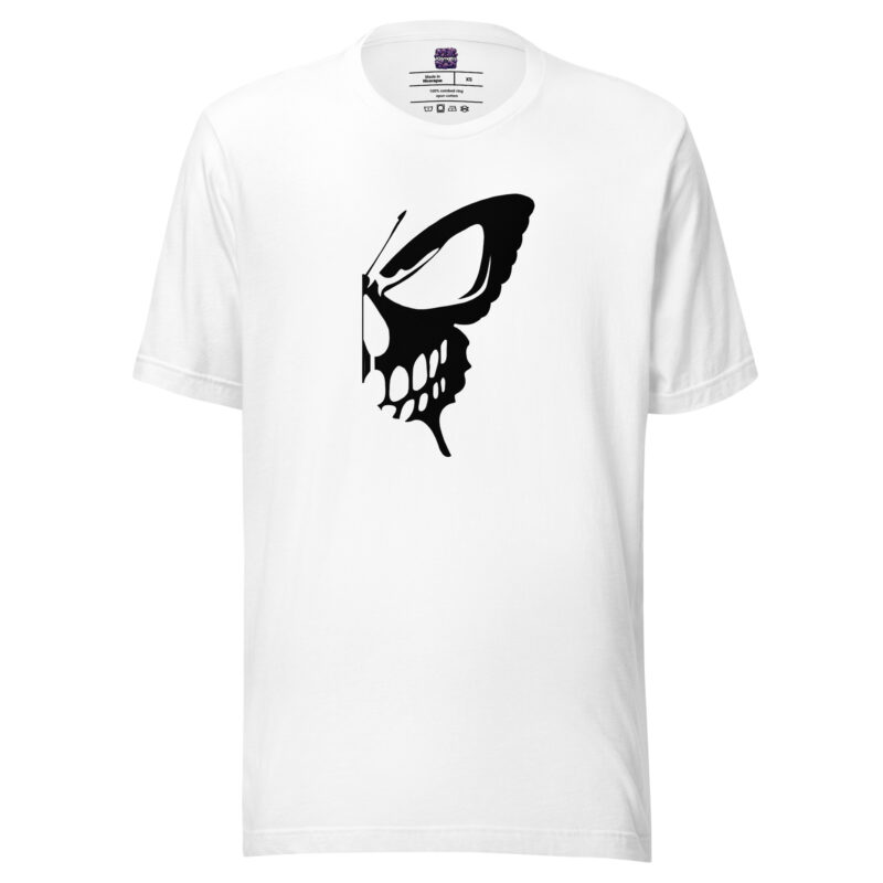 Schmetterling Schädel Unisex-T-Shirt
