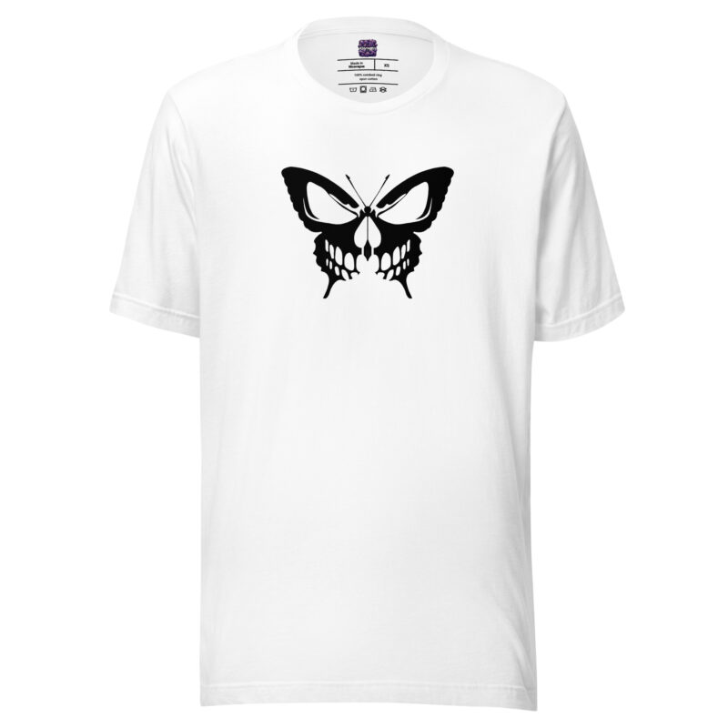 Schmetterling Schädel Unisex-T-Shirt