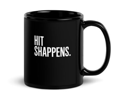 Schwarze glänzende Hit Shappens Tasse – Home & Living – klamottn.de
