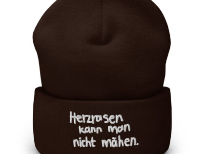 Herzrasen kann man nicht mähen Beanie – Accessoires – klamottn.de Herzrasen kann man nicht mähen Beanie – Accessoires – klamottn.de