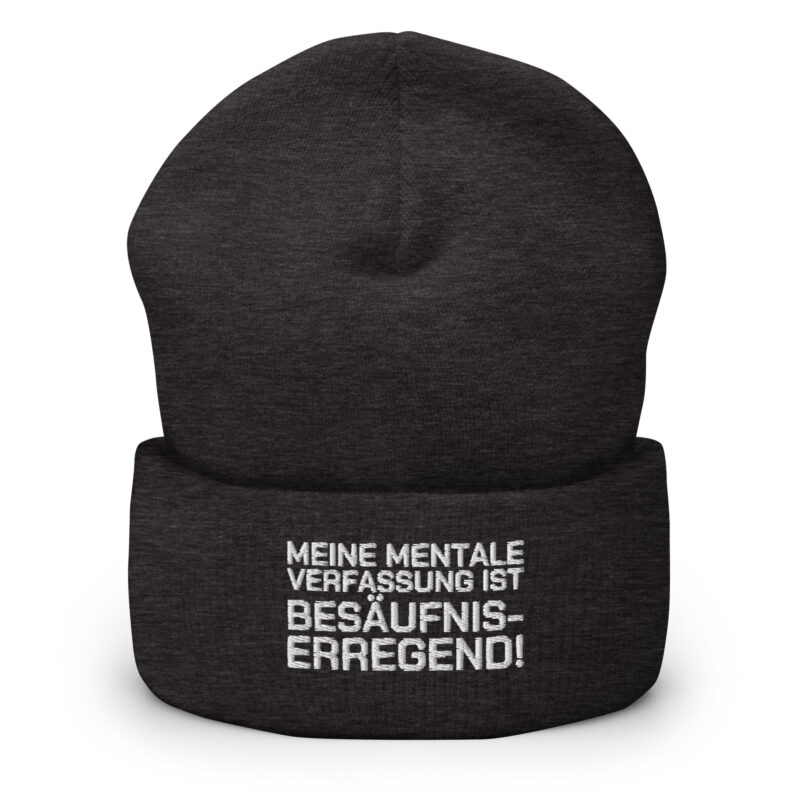 Meine mentale Verfassung ist besäufniserregend Beanie – Accessoires – klamottn.de