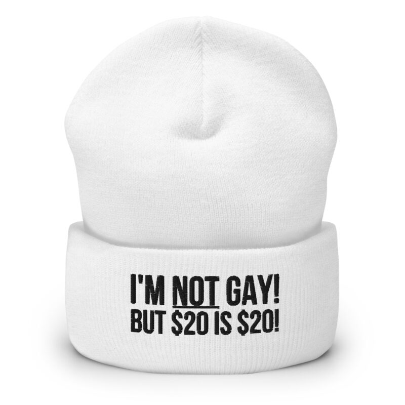 I’m not gay but $20 is $20 Beanie