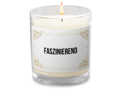 Faszinierend Sojawachs-Kerze im Glas – Home & Living – klamottn.de Faszinierend Sojawachs-Kerze im Glas – Home & Living – klamottn.de