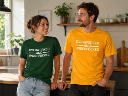 Overworked and Underfucked Unisex-T-Shirt – T-Shirts – Klamottn™