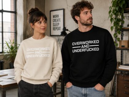 Overworked and Underfucked Unisex-Sweatshirt – Sweatshirts – Klamottn™