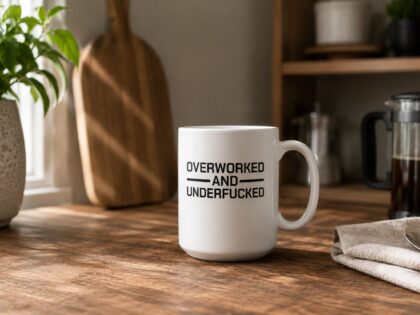 Overworked and Underfucked Tasse – Home & Living – Klamottn™
