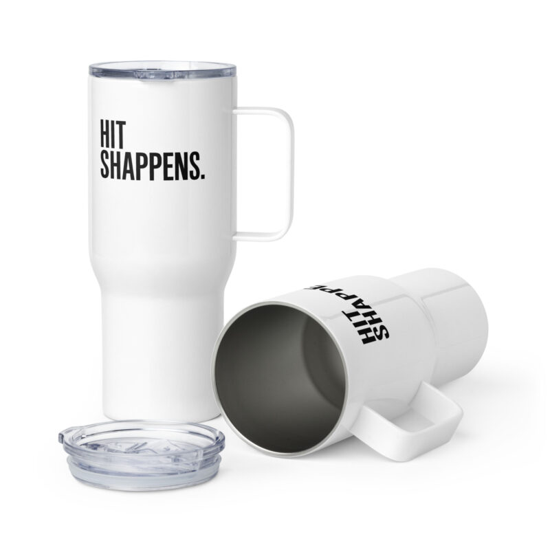 Hit Shappens Reisebecher mit Griff – Accessoires – klamottn.de