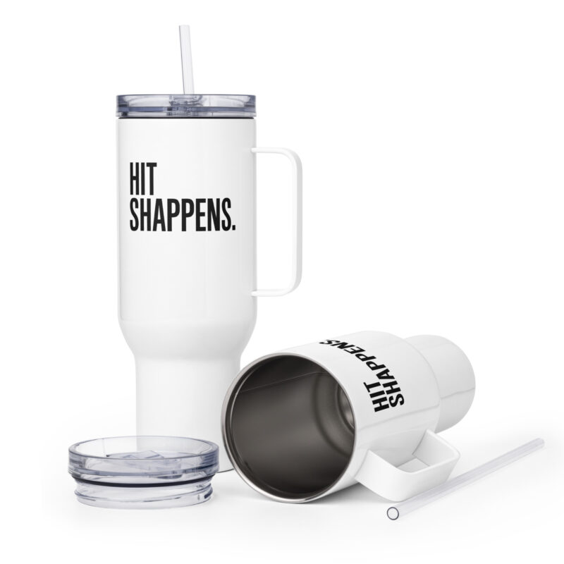 Hit Shappens Reisebecher mit Griff – Accessoires – klamottn.de