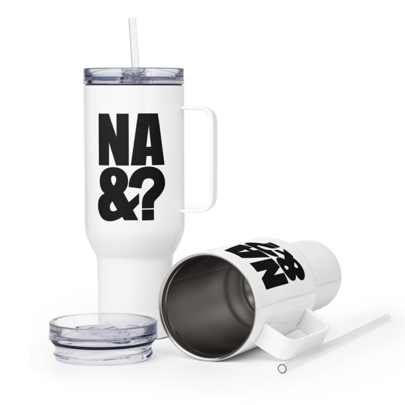 Na und? Reisebecher mit Griff – Accessoires – klamottn.de